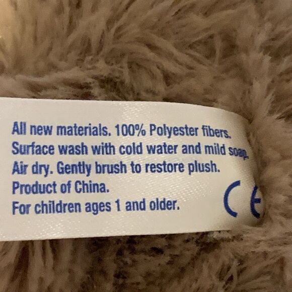 Weigedu Rabbit Bunny Stuffed Animal Plush Toys Kids Adults Soft Tan Blue 17" New - Picture 13 of 15